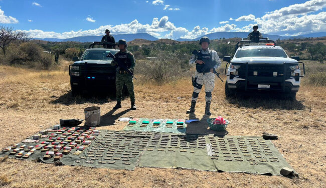 Abandonados hallan 4 mil cartuchos útiles en Oaxaca