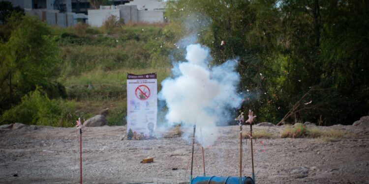 Decomisan 60 kilogramos de pirotecnia en Culiacán: PC