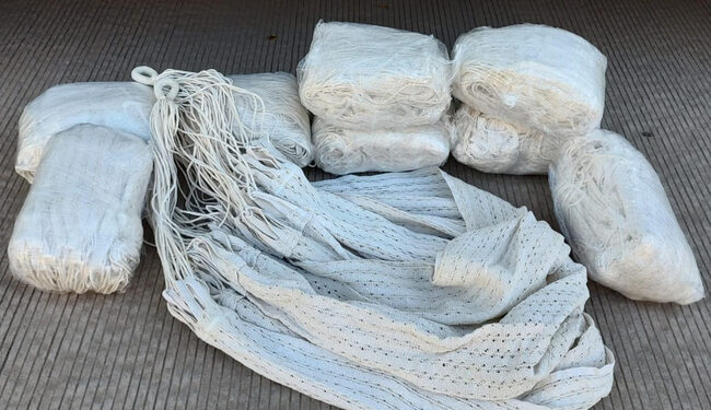 En hamacas narcos culichis intentan traficar metanfetaminas