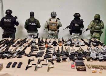 Confiscan arsenal y drogas en en Guadalupe, Zacatecas