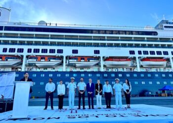 Se reanuda la llegada de cruceros a Topolobampo con el arribo del Volendam