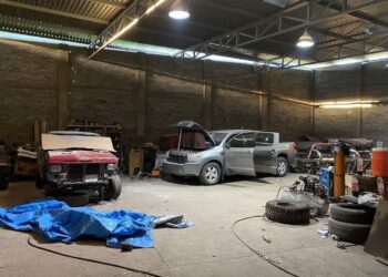 Aseguran inmueble utilizado para la elaboración de blindaje artesanal en Michoacán