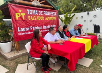 Patty Dautt es la dirigente del PT en Salvador Alvarado