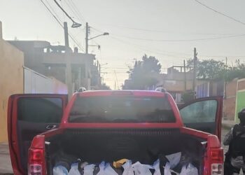 Detiene GN en Jalisco a persona en posesión de armamento y más de 14 kilogramos de metanfetamina y marihuana