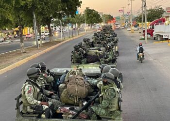 Arriban 600 efectivos del Ejército Mexicano para reforzar la seguridad en Sinaloa