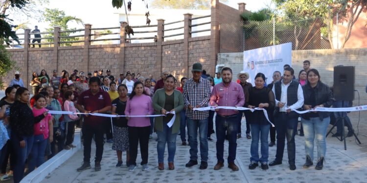 “Estamos cumpliendo a todas las comunidades de Badiraguato”: López Elenes inaugura obra en San Antonio de la Palma