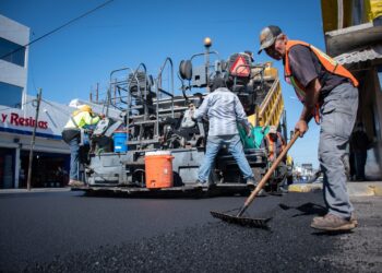Obras de reencarpetado de la avenida Nicolás Bravo registran un 60 por ciento de avance