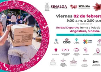 Este viernes 02 de febrero, las Brigadas del Bienestar de DIF Sinaloa estarán en Angostura
