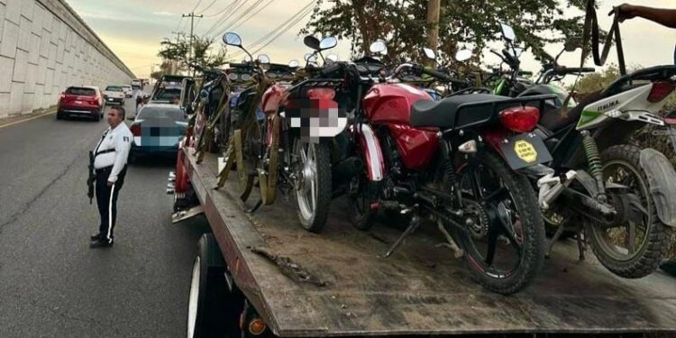 97 motocicletas son aseguradas en colonias y sindicaturas de Culiacán