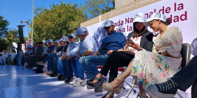 Más de 3 mil estudiantes sinaloenses participaron en la Jornada Nacional de la Escuela a la Comunidad de “Si te drogas, te dañas”