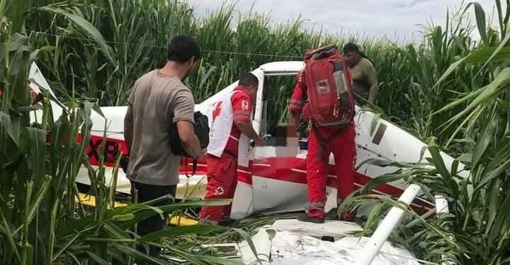 Se desploma avioneta fumigadora en Costa Rica