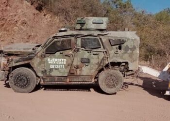 Estalla “narcomina” en zona “peleada” por el CJNG