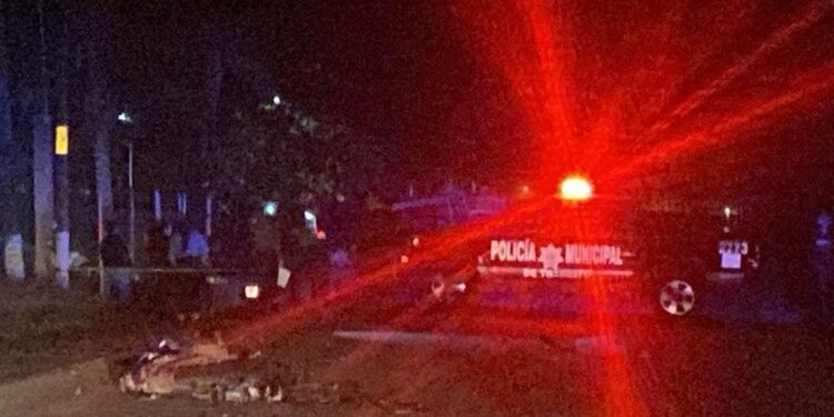 Joven motociclista muere al estrellarse contra un automóvil en la sindicatura de “La Palma