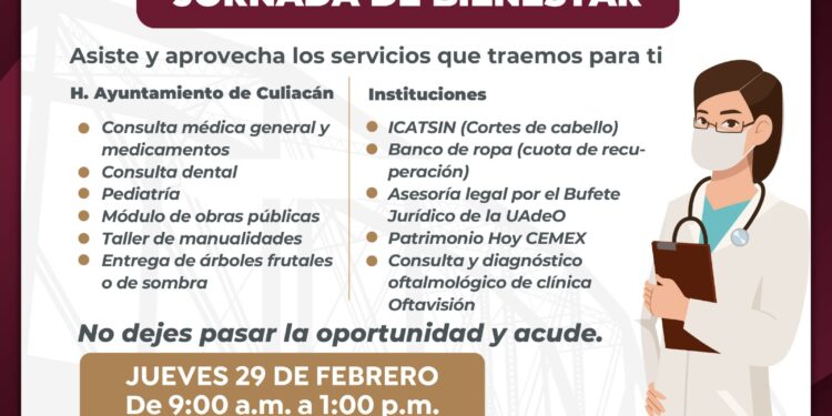 ¡Atención habitantes de la colonia Ampliación Toledo Corro! La Jornada de Bienestar llegará para atenderlos el próximo jueves
