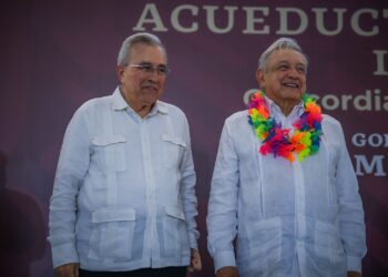 AMLO y Rocha inauguran el acueducto Picachos-Concordia