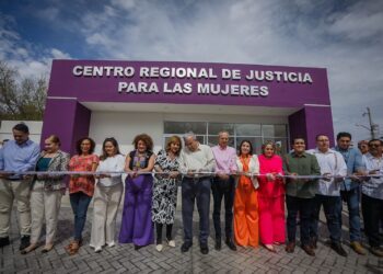 Rocha inauguró el tercer Centro de Justicia para las Mujeres, cumpliendo así su compromiso
