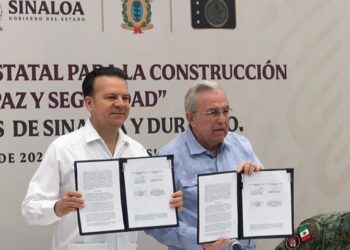 Firman Sinaloa y Durango convenio de colaboración en materia de seguridad pública