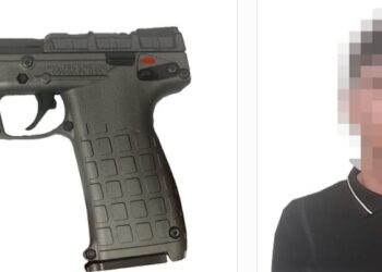 Tras un reporte ciudadano, dos personas que portaban armas de fuego fueron aseguradas