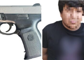 PEP asegura a hombre armado en Culiacán tras amenazas a una mujer