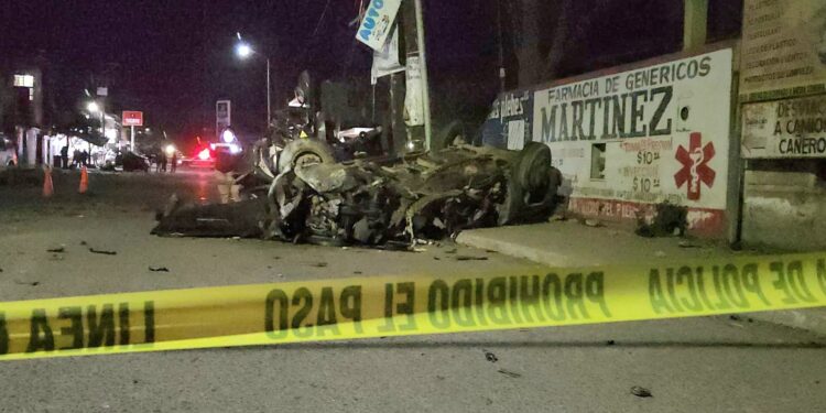 Muere vecino de Eldorado en choque sobre la entrada principal