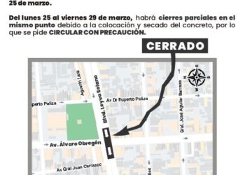 Cerraran céntrico crucero de Culiacán mañana domingo