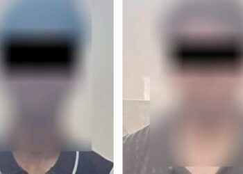Por robo a comercio, detienen a dos hombres, y les asegura dos armas y el botín