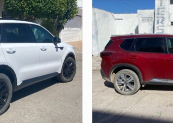 Dos camionetas con reporte de robo en Culiacán son recuperadas por la Policía de Investigación