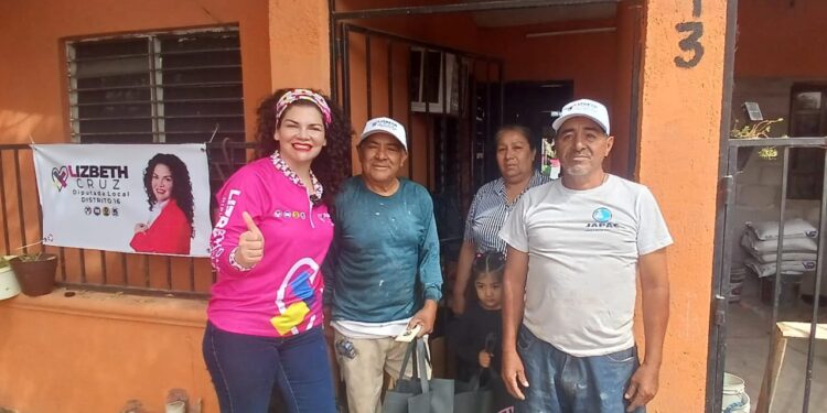 Da gusto y para que vean que las mujeres si pueden, vamos a ganar el Distrito 16 con Lizbeth Cruz: ciudadanos de Los Huizaches