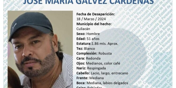 José María Gálvez Cárdenas fue “levantado” por policías, denunciaron sus familiares