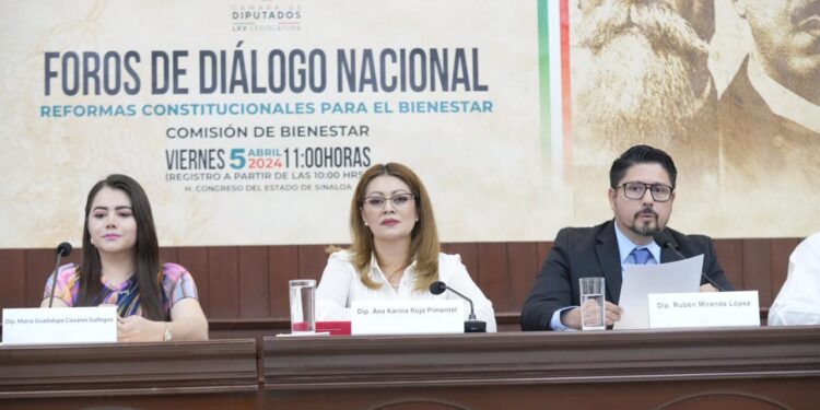 Es Congreso del Estado sede del Foro de Diálogo Nacional sobre Reformas Constitucionales para el Bienestar