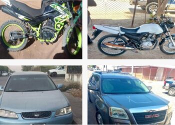 Aseguran 9 vehículos con reporte de robo en Culiacán