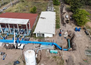 Termina JAPAC la instalación del múltiple de 36 pulgadas en línea del sur