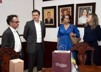 Alcalde de Culiacán recibe al Embajador de Reino Unido en México