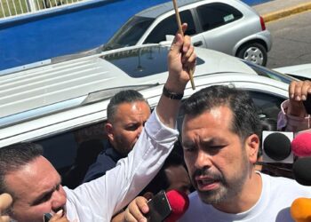 “Es absurda la persecución política contra la UAS”: Máynez, durante su visita a Culiacán