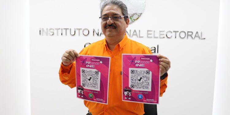 El INE en Sinaloa presenta aplicación móvil “APPrende INE”