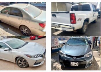 Ocho vehículos robados son localizados por la Policía Municipal en Culiacán 