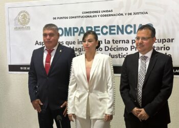 Comparecen aspirantes al cargo de Magistrado del STJES ante diputados