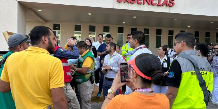 Realizan simulacro de incendio en el Hospital Pediátrico de Sinaloa