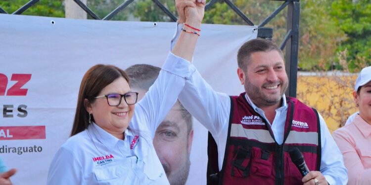 No al voto cruzado en tierra de Enrique Inzunza; José Paz López hace un llamado a Imelda Castro candidata al senado