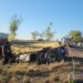 Se accidenta familia que viajaba en un trailer sobre la Maxipista y muere una mujer