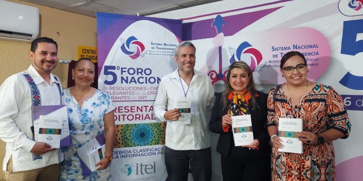 Se presentó el libro La Debida Clasificación de la Información, obra orientadora sobre las causales y excepciones