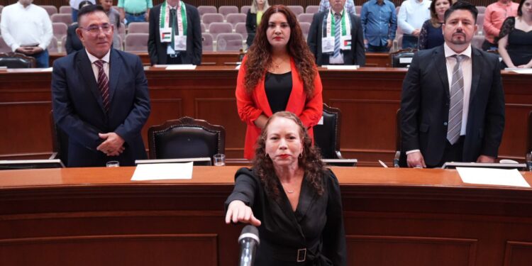 Elige Congreso y toma protesta a Ana Cecilia García Navarro como titular del OIC de CEAIP