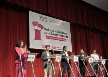 Nunca he vivido de la política ni lo voy hacer, seré tu voz en el Congreso: Lizbeth Cruz en debate del IEES