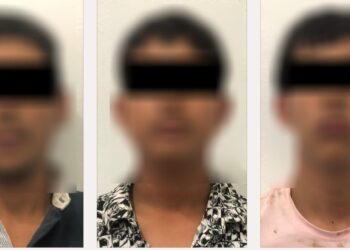 Detiene a 3 hombres por provocar daños con piedras a cuatro patrullas y una grúa de la Policía Municipal 