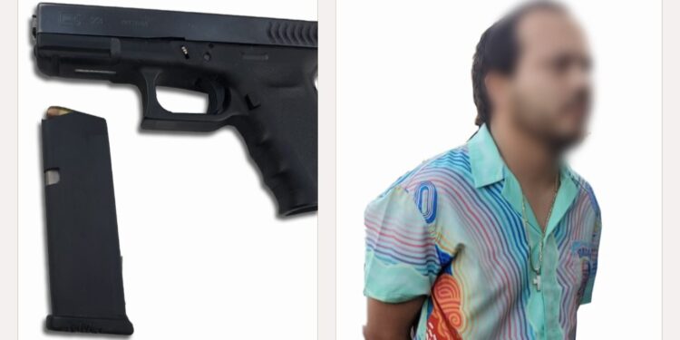 Ponen a disposición de FGR a detenidos con una arma de fuego en Bacurimí