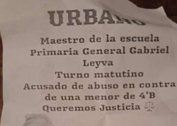 Padres de familia acusan a maestro de la primaria Gabriel Leyva de cometer abuso sexual contra estudiante