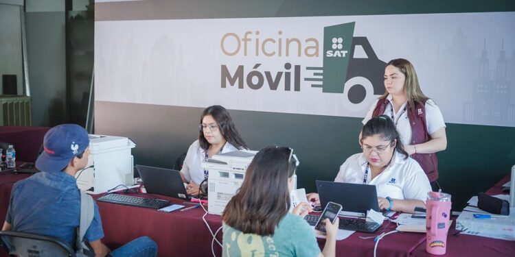Esta semana la Oficina Móvil del SAT en Palacio de Gobierno