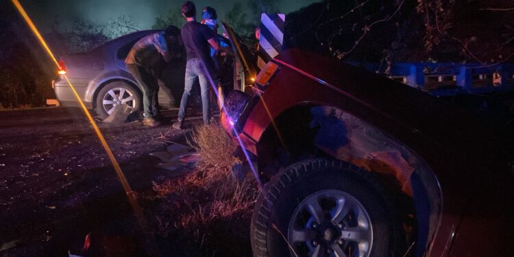 Choque por alcance en El Salado deja 10 heridos