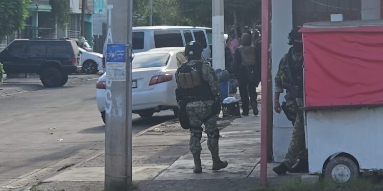 Aseguran autoridades federales inmueble en el sector Barrancos