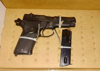 Culichi es detenido por portar una arma de fuego 9 milímetros